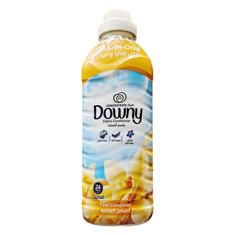 GETIT.QA- Qatar’s Best Online Shopping Website offers DOWNY FABRIC SOFTENER CONCENTRATED FEEL LUXURIOUS-- 900 ML at the lowest price in Qatar. Free Shipping & COD Available!