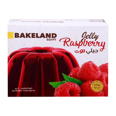Bakeland Raspberry Jelly Mix Approximately 70 g