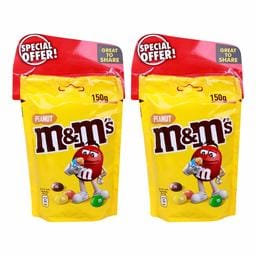 M&M's Peanuts Pouch Value Pack 2 x 150 g