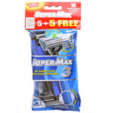 GETIT.QA- Qatar’s Best Online Shopping Website offers SUPERMAX MEN DISPOSABLE TRIPLE BLADE 5 PCS at the lowest price in Qatar. Free Shipping & COD Available!