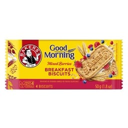 Bakers Good Morning Mixed Berries Breakfast Biscuits 50 g