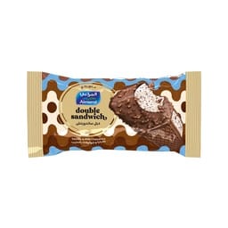 Almarai Double Sandwich Vanilla and Milk Chocolate Ice Cream 100 ml