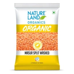 Natureland Organic Masur Split Washed 1 kg