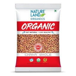 Natureland Organic Chana Whole 1 kg