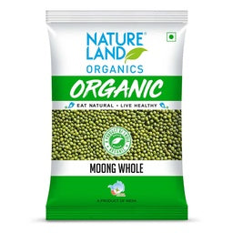 Natureland Organic Moong Whole 1 kg