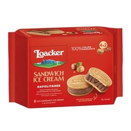 Loacker Napolitaner Ice Cream Sandwich 8 pcs 460 ml