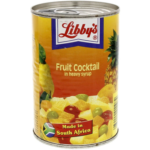 GETIT.QA- Qatar’s Best Online Shopping Website offers LIBBY'S FRUIT COCKTAIL IN HEAVY SYRUP 420 G at the lowest price in Qatar. Free Shipping & COD Available!