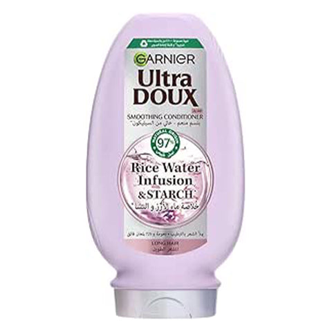 Garnier UltraDoux Rice Water Infusion & Starch Smoothing Conditioner 360 ml