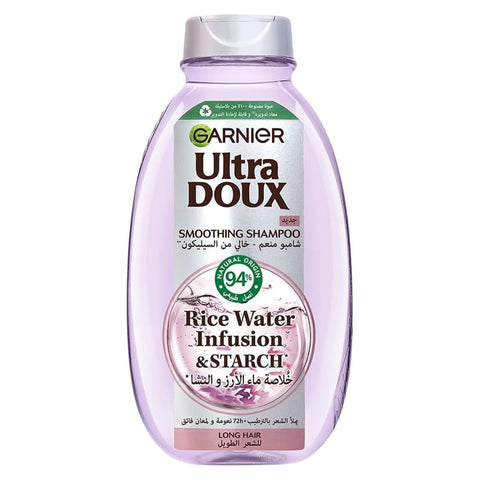 Garnier UltraDoux Rice Water Infusion & Starch Smoothing Shampoo 600 ml