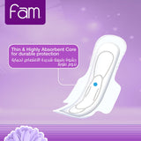 GETIT.QA- Qatar’s Best Online Shopping Website offers FAM NATURAL COTTON FEEL EXTRA THIN WINGS SUPER SANITARY 8 PCS at the lowest price in Qatar. Free Shipping & COD Available!