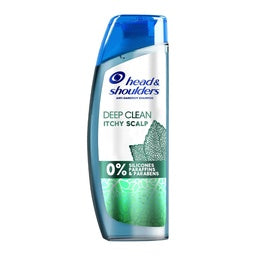 Head & Shoulders Deep Clean Itchy Scalp Peppermint Anti-Dandruff Shampoo 400 ml