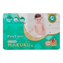 Makuku Pro Care Baby Diaper Pants Size 6 15+ kg Value Pack 30 pcs