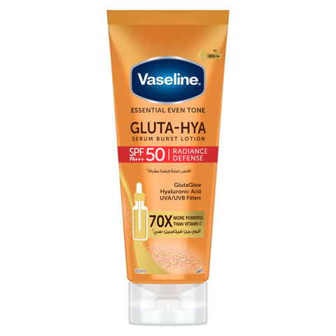 Vaseline Gluta-Hya Serum Burst Lotion Radiance Defense 180 ml