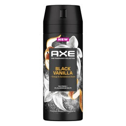 Axe Fine Fragrance Premium Deodorant Body Spray, Black Vanilla 150 ml