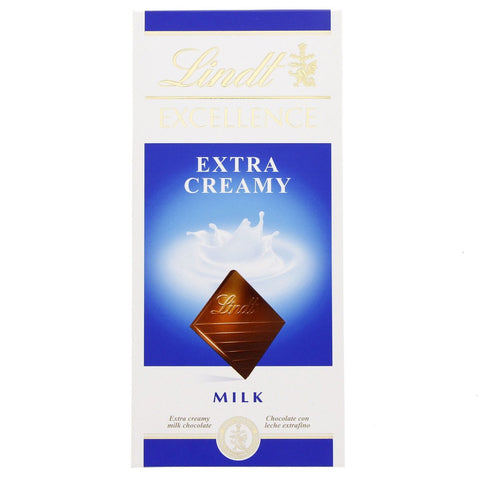 GETIT.QA- Qatar’s Best Online Shopping Website offers LINDT EXCELLENCE EXTRA CREAMY MILK 100 G at the lowest price in Qatar. Free Shipping & COD Available!