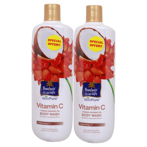 Parachute SkinPure Vitamin C Virgin Coconut Oil Body Wash 2 x 400 ml
