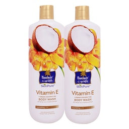 Parachute Body Wash Vitamin E Virgin Coconut Oil 2 x 400 ml