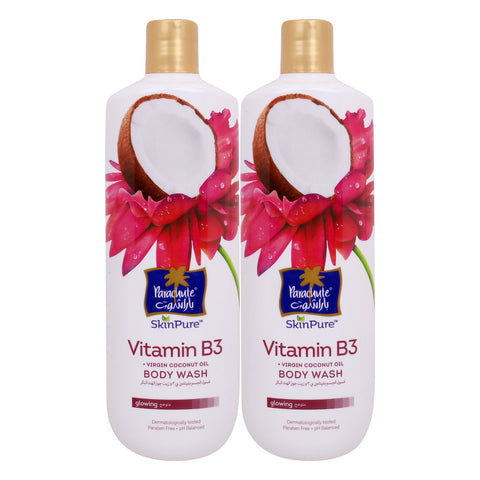 Parachute Body Wash Vitamin B3 Virgin Coconut Oil 2 x 400 ml