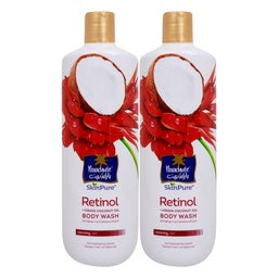 Parachute Body Wash Retinol Virgin Coconut Oil 2 x 400 ml