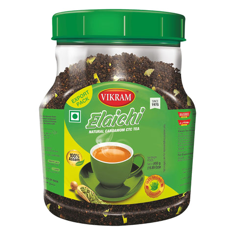 Vikram Elaichi Natural Cardamom CTC Tea 450 g