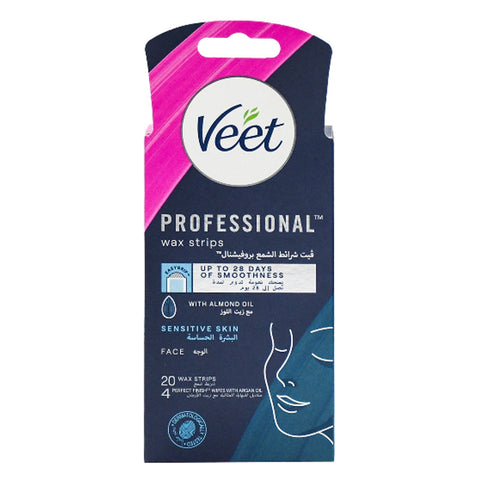 Veet Hair Removal Face Hair Removal Coldwax Strips 20 pcs