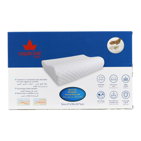 Maple Leaf Home Memory foam Pillow, WEL1001D