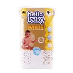 Hello Baby Diaper Pants Size 4+ Large 10-15 kg 40 pcs