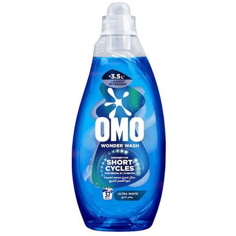 OMO Wonder Wash Liquid Laundry Detergent Ultra White 1.48 Litres