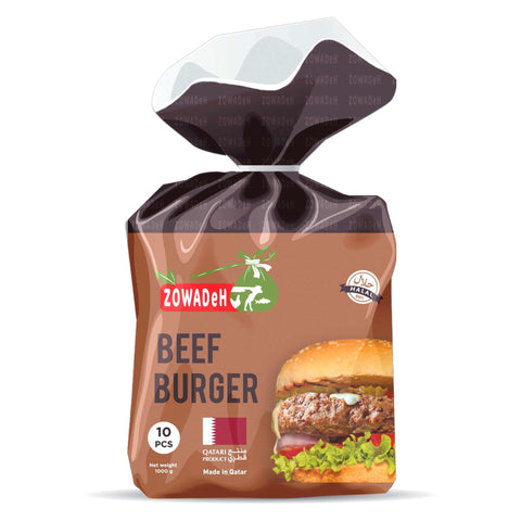 Zowadeh Beef Burger 10 pcs 1 kg