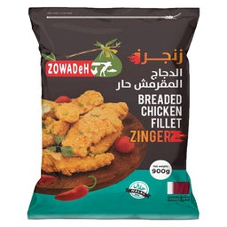 Zowade Breaded Chicken Fillet Zinger 900 g