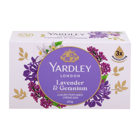 Yardley Lavender & Geranium Cream Bar150 g