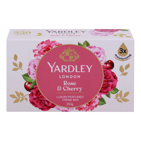 Yardley Rose & Cherry Cream Bar 150 g