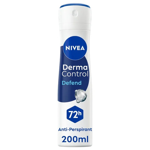 Nivea Derma Control Defend 72H Anti-Perspirant Spray For Women 200 ml