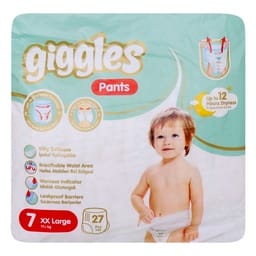 Giggles Diaper Pants XXL Size 7 17+ kg 27 pcs