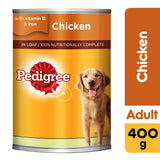 GETIT.QA- Qatar’s Best Online Shopping Website offers PEDIGREE CHICKEN LOAF WET DOG FOOD CAN 400 G at the lowest price in Qatar. Free Shipping & COD Available!