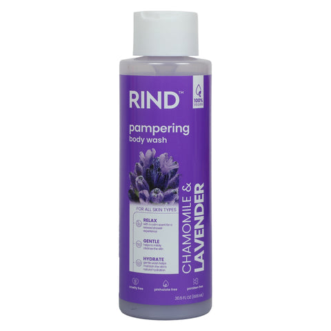 Rind Pampering Body Wash in Chamomile & Lavender 606 ml