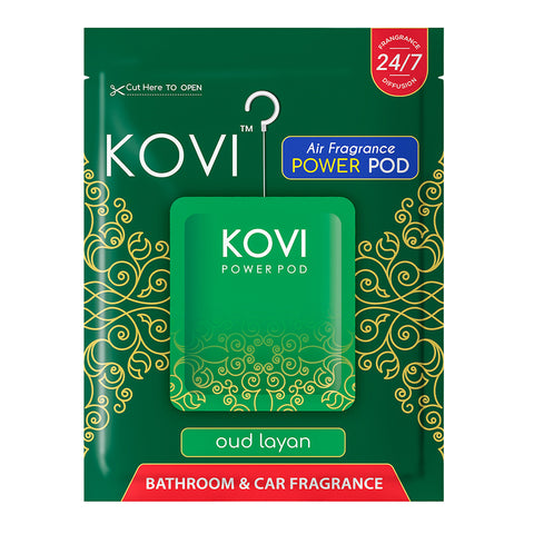 Kovi Power Pod Oud Layan Bathroom & Car Fragrance 10 g