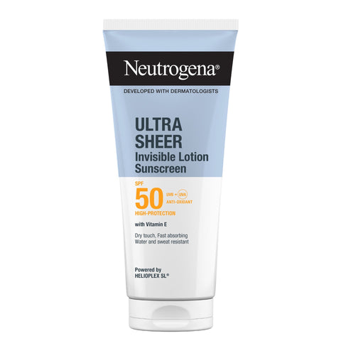 Neutrogena Ultra Sheer Invisible Lotion Sunscreen SPF 50 200 ml