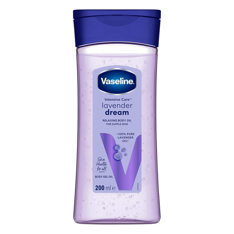 Vaseline Intensive Care Lavender Dream Relaxing Body Gel Oil 200 ml