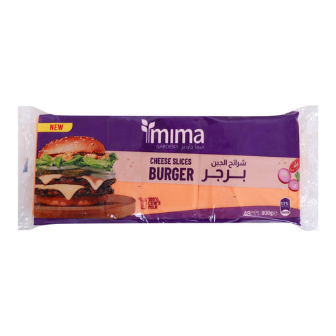 Mima Gardens Burger Cheese Slices 800 g
