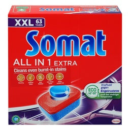 Somat All in 1 Extra Dishwasher Tabs 63 pcs