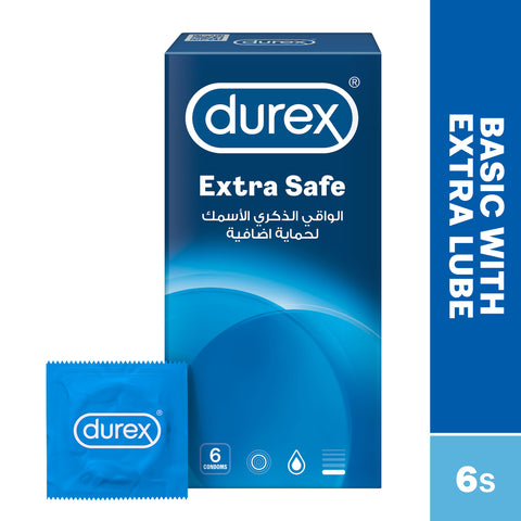 GETIT.QA- Qatar’s Best Online Shopping Website offers DUREX EXTRA SAFE CONDOM 6 PCS at the lowest price in Qatar. Free Shipping & COD Available!