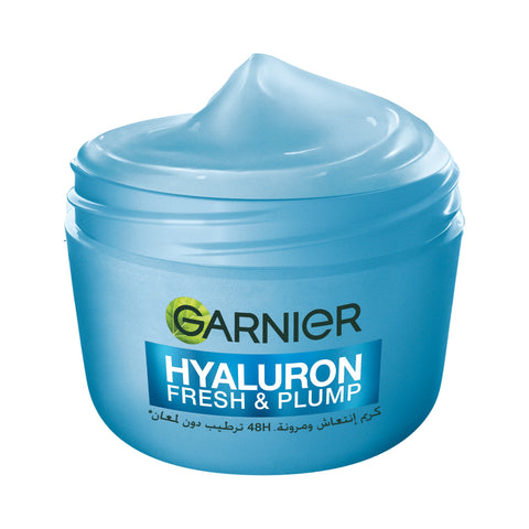 Garnier SkinActive Hyaluron Fresh & Plump Cream 4% Hyaluronic Acid & Niacinamide 85 ml