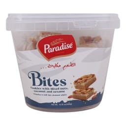 Paradise Bites Cookies with Mixed Nuts, Coconut and Sesame 400 g