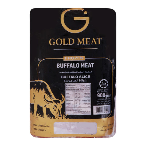 Gold Meat Frozen Buffalo Slice 900 g