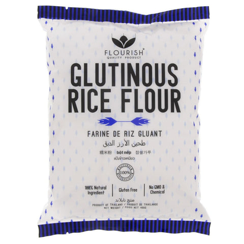 GETIT.QA- Qatar’s Best Online Shopping Website offers FLOURISH GLUTINOUS RICE FLOUR 400 G at the lowest price in Qatar. Free Shipping & COD Available!