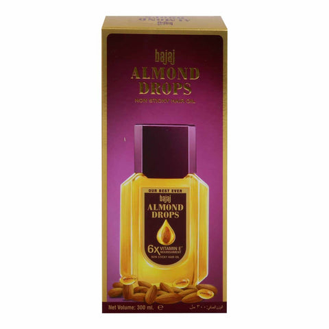 GETIT.QA- Qatar’s Best Online Shopping Website offers BAJAJ ALMOND DROPS HAIR OIL 300 ML at the lowest price in Qatar. Free Shipping & COD Available!