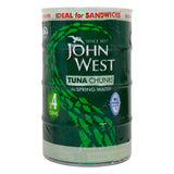 GETIT.QA- Qatar’s Best Online Shopping Website offers JOHN WEST TUNA CHUNKS IN SPRING WATER 4 X 132 G at the lowest price in Qatar. Free Shipping & COD Available!