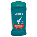 GETIT.QA- Qatar’s Best Online Shopping Website offers Degree Deodorant Stick 48H Wild Woods 76 g at the lowest price in Qatar. Free Shipping & COD Available!