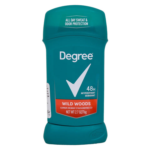 GETIT.QA- Qatar’s Best Online Shopping Website offers Degree Deodorant Stick 48H Wild Woods 76 g at the lowest price in Qatar. Free Shipping & COD Available!